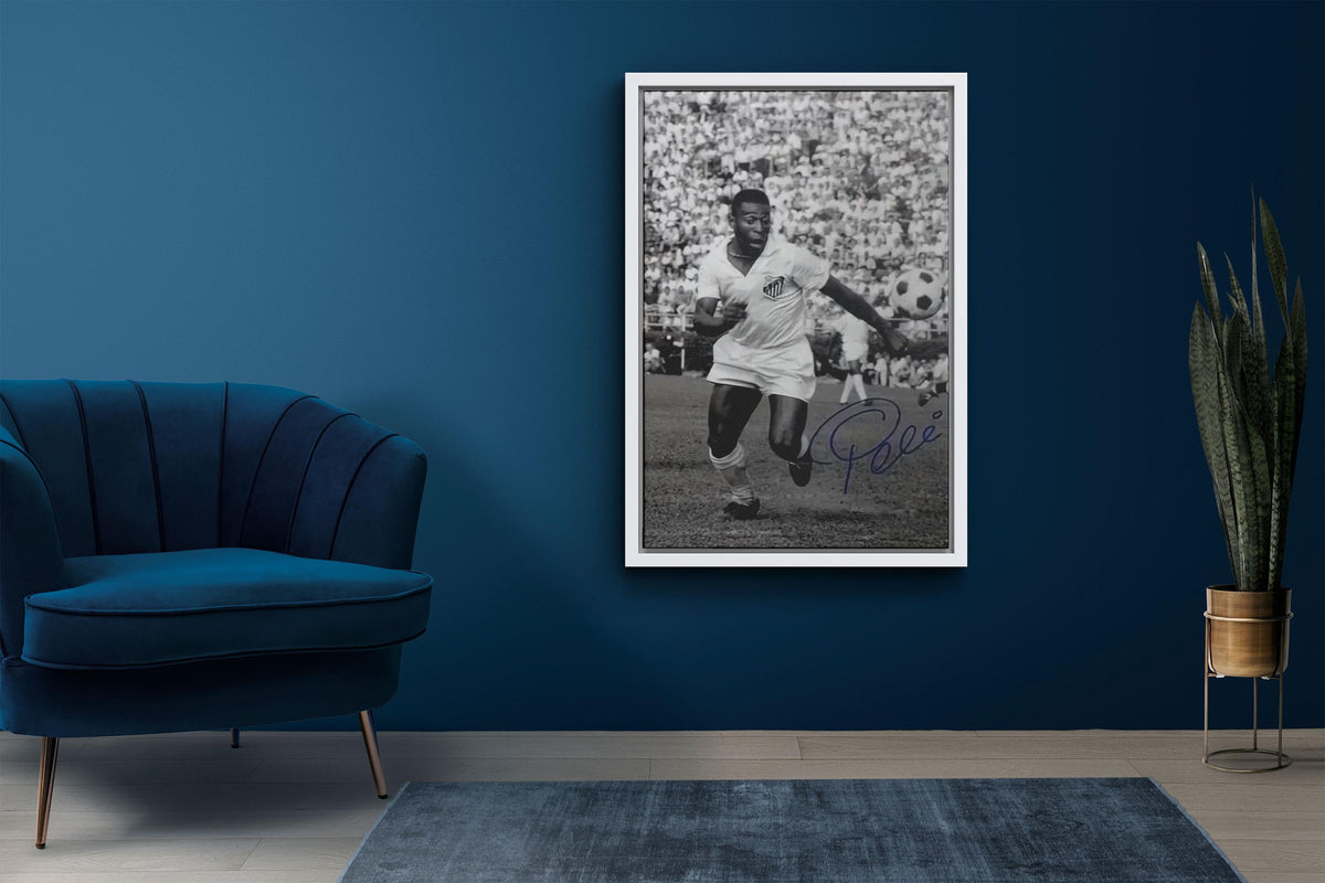 Pelé Posteri – Siyah Beyaz Futbol Efsanesi Duvar Sanatı (A4/A3)