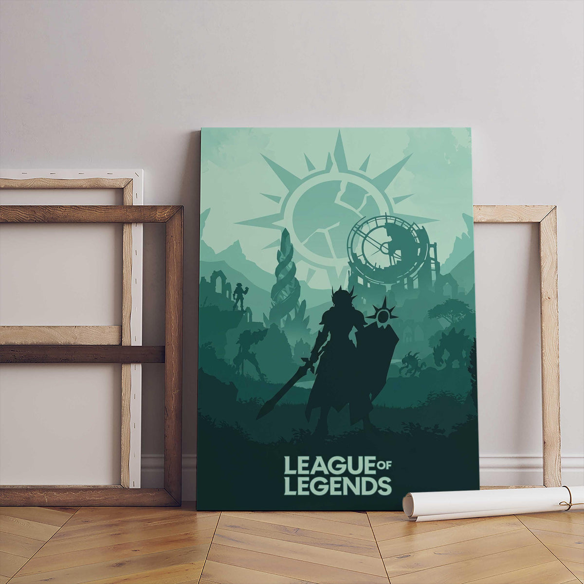 League of Legends Art Print – Minimalist Gamer Wall Decor (Digital Download)