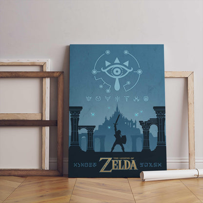The Legend of Zelda Art Print – Minimalist Gamer Wall Decor (Digital Download)