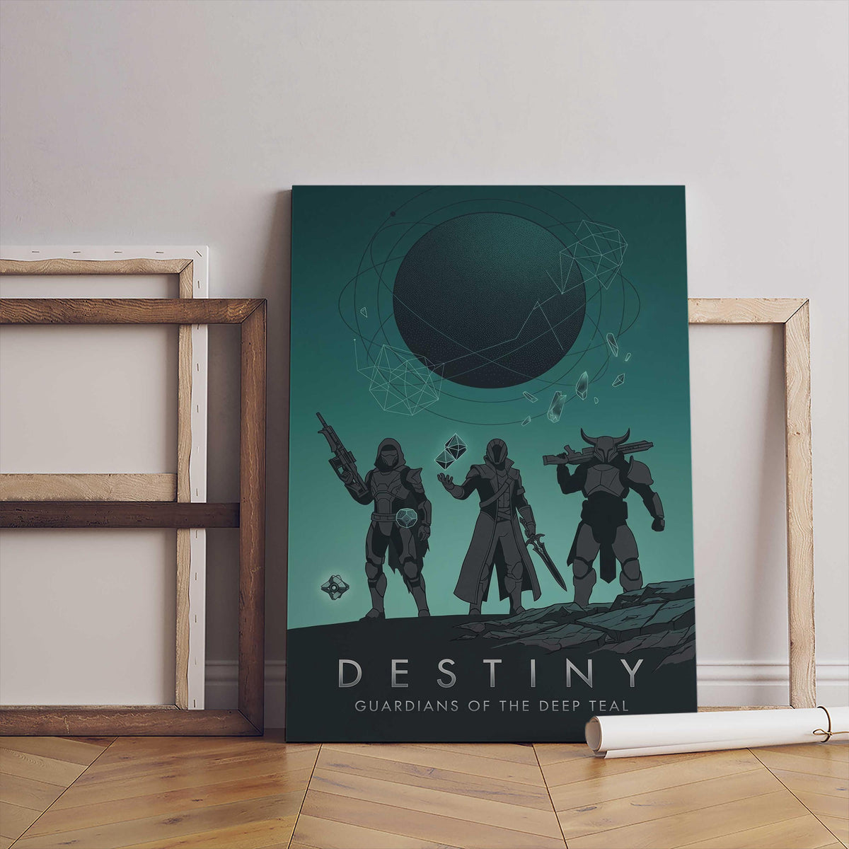 Destiny Video Game Poster – AI Art Print, Gamer Wall Decor (Digital Download)