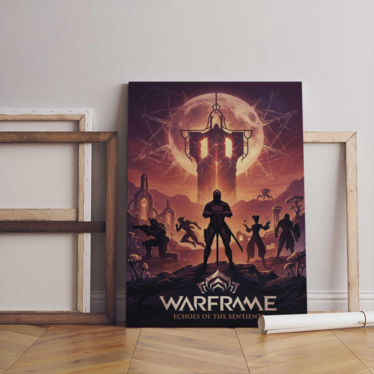 Warframe Echoes of the Sentients Art Print – Sci-Fi Gamer Wall Decor (Digital Download)