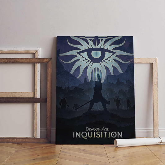 Dragon Age Inquisition Video Game Poster – AI Art Print, Gamer Wall Decor (Digital Download)