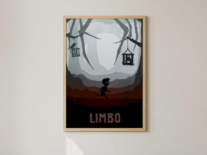 Limbo Minimalist Art Print – AI-Crafted Wall Decor A4 - A3 Poster