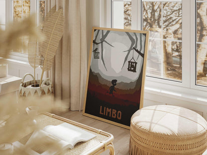 Limbo Minimalist Art Print – AI-Crafted Wall Decor A4 - A3 Poster