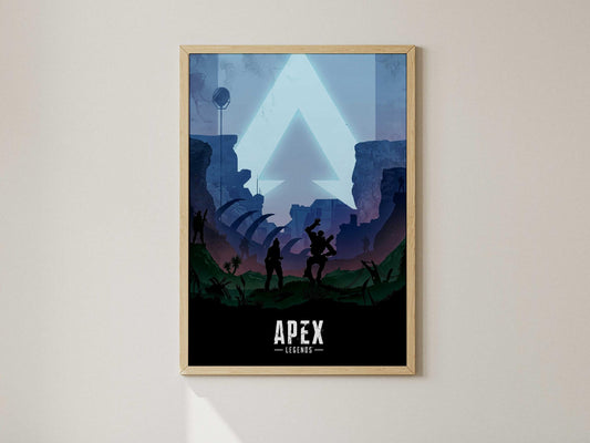 Apex Legends Minimalist Art Print – AI-Crafted Wall Decor (A4/A3)