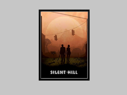 Silent Hill AI Art Poster – Gamer Wall Decor (A4/A3 Print)