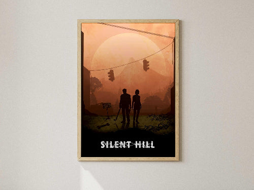 Silent Hill AI Art Poster – Gamer Wall Decor (A4/A3 Print)