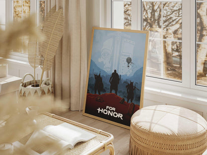 For Honor Video Game Poster – AI Art Print, Gamer Wall Decor (A4/A3)