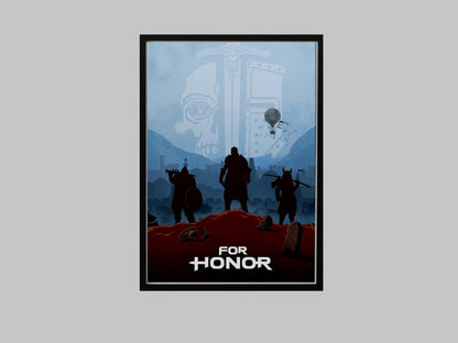 For Honor Video Game Poster – AI Art Print, Gamer Wall Decor (A4/A3)