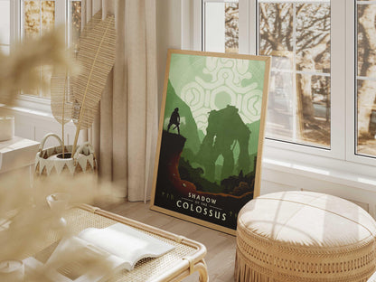 Shadow of the Colossus AI Art Print – Gamer Wall Decor (A4/A3)