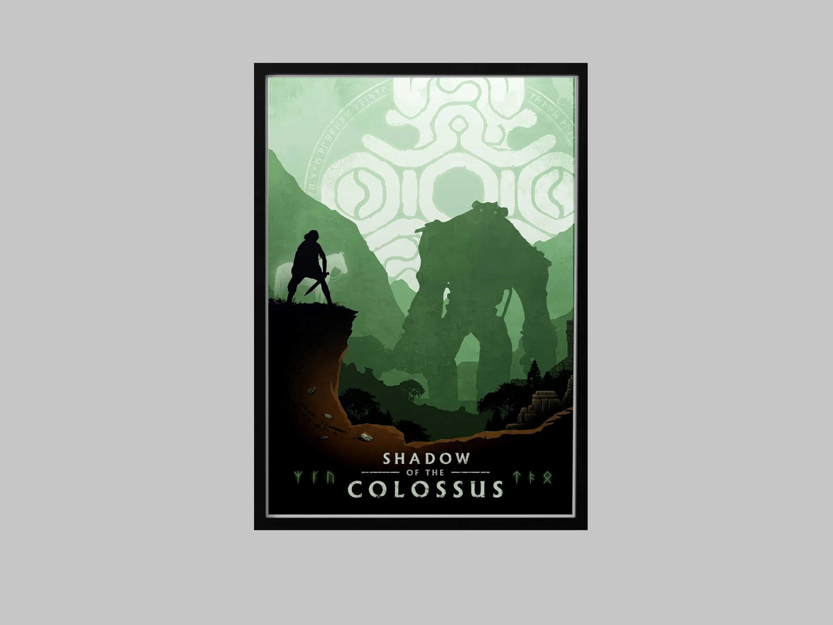 Shadow of the Colossus AI Art Print – Gamer Wall Decor (A4/A3)