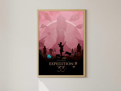 Expedition 33 Video Game Poster – AI Art Print, Gamer Wall DecorGame A4 - A3 Poster
