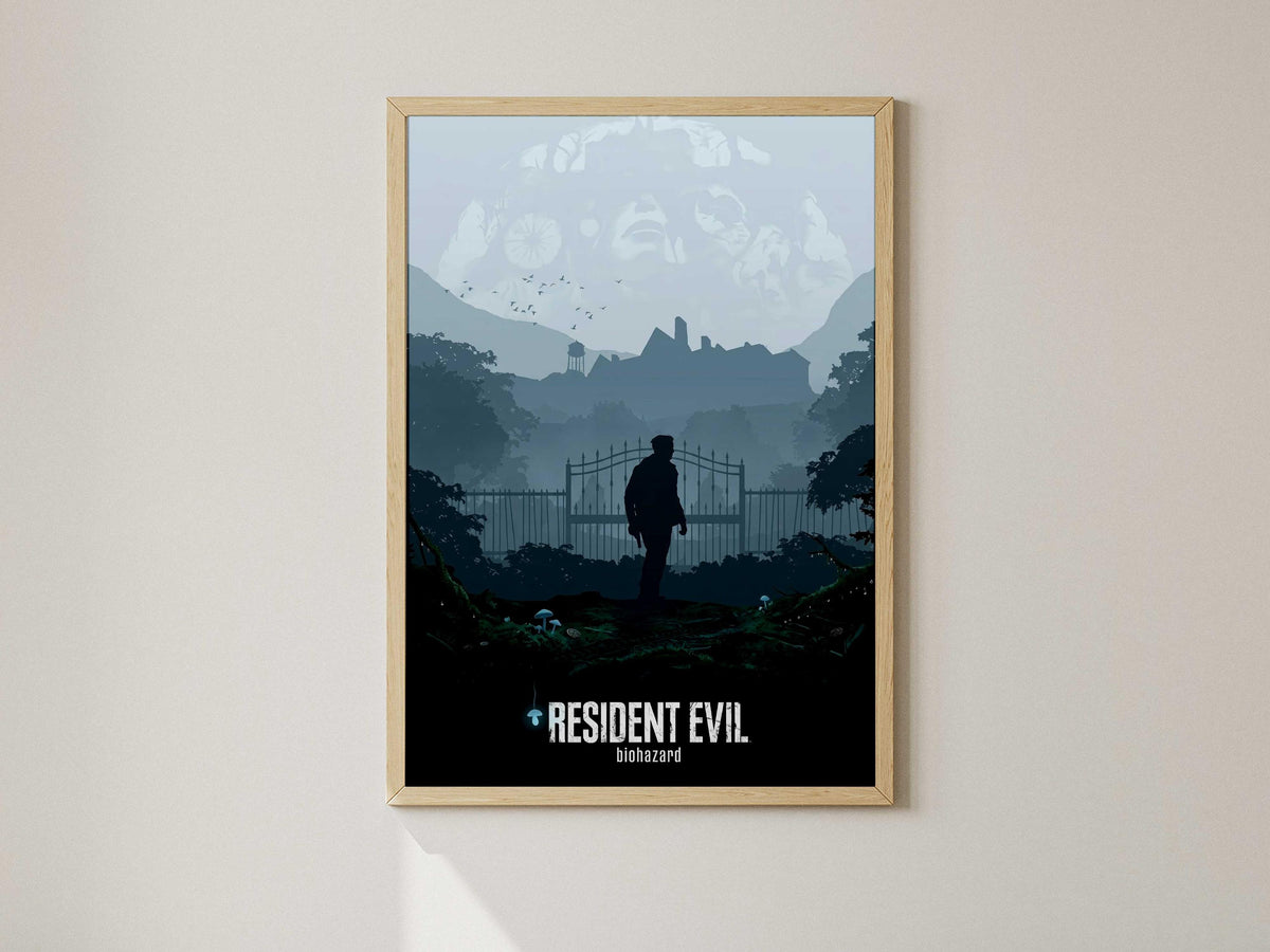 Resident Evil Biohazard AI Art Poster – Gamer Wall Decor (A4/A3)