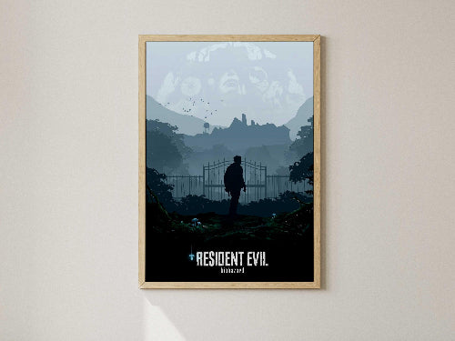 Resident Evil Biohazard AI Art Poster – Gamer Wall Decor (A4/A3)
