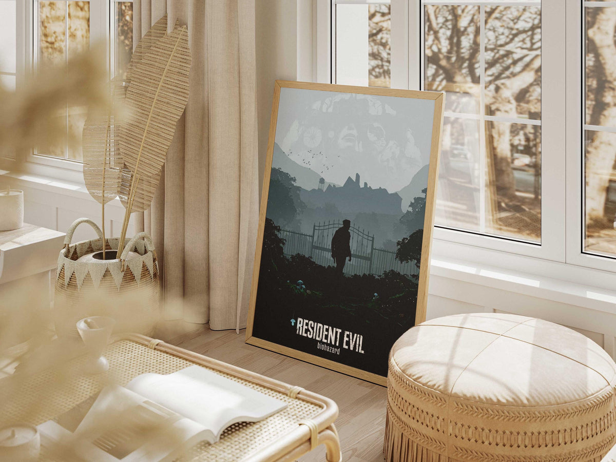 Resident Evil Biohazard AI Art Poster – Gamer Wall Decor (A4/A3)