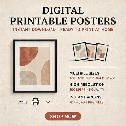 Rust Game Poster – Minimalist Survival Art Print (Digital Download)
