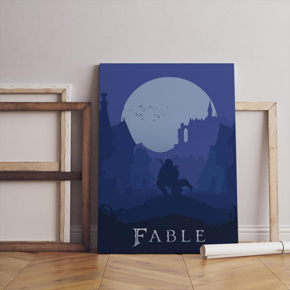 Fable Video Game Poster – Minimalist Art Print (Digital Download)