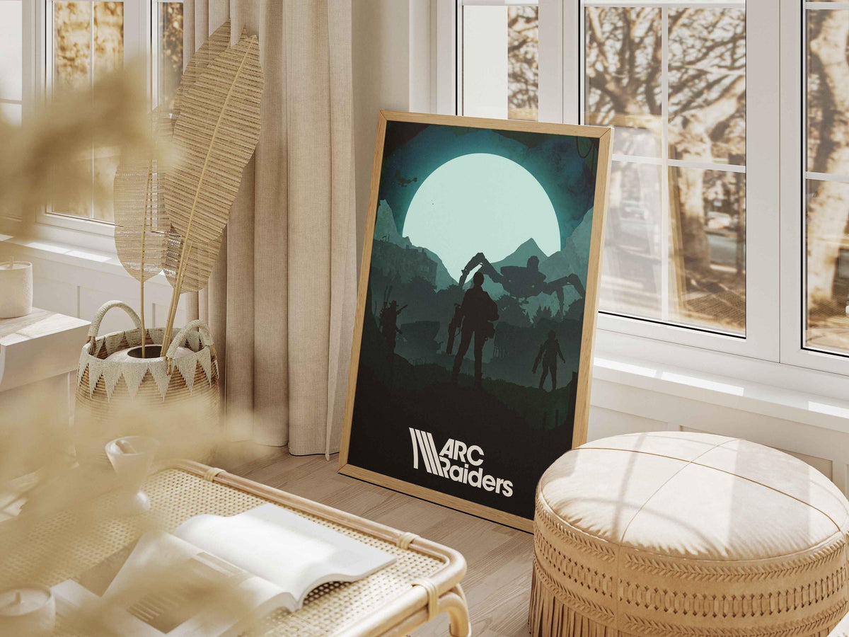 ARC Raiders poster, Gaming wall art, Video game print