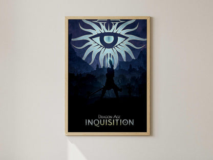 Dragon Age Inquisition Poster, Gaming Wall Art, RPG Wall Decor