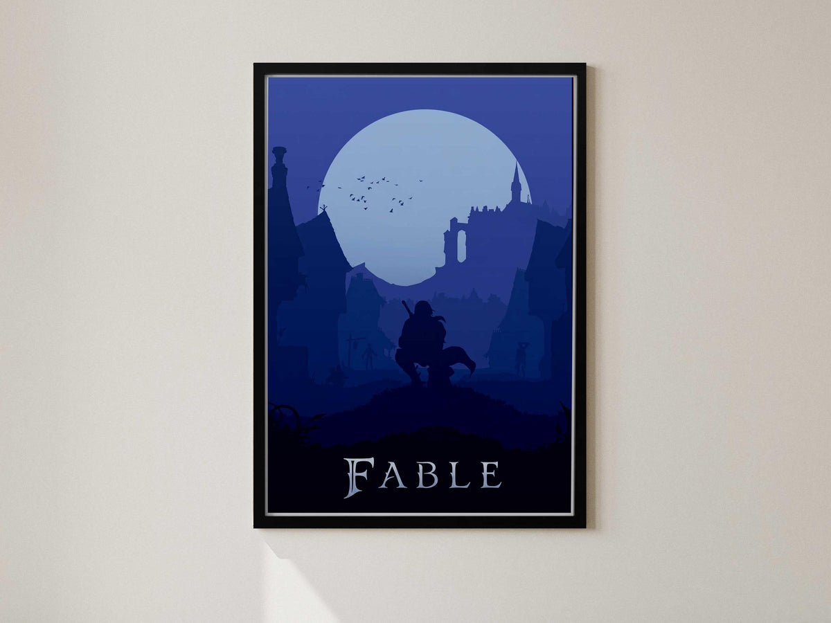 Fable Poster, Gaming Wall Art, RPG Wall Decor, Video Game Print