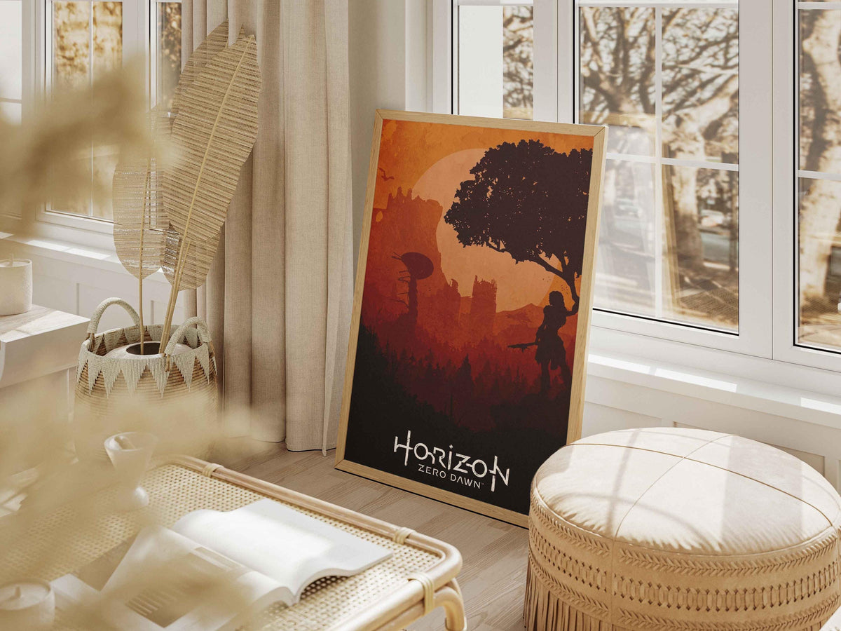 Horizon Zero Dawn Gaming Poster, Video Game Wall Art (Digital Download)