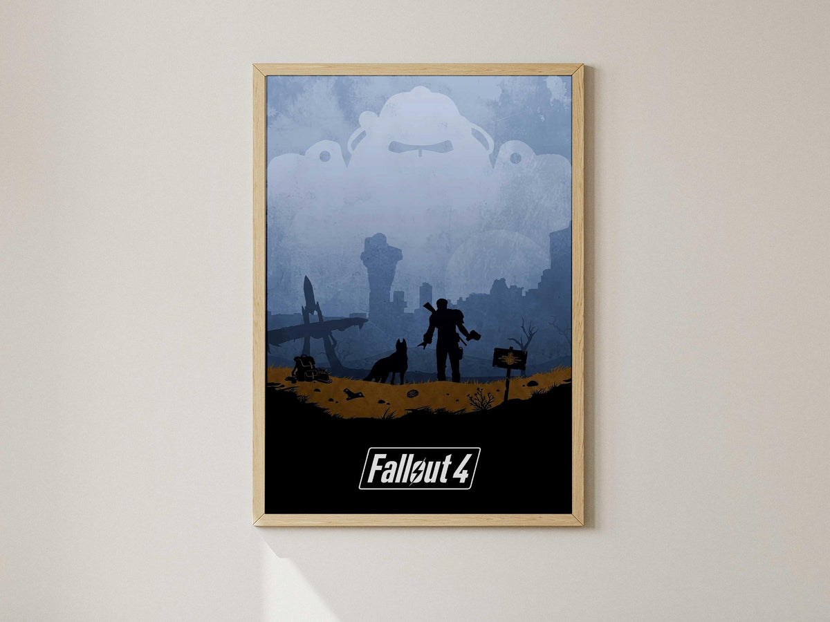 Fallout 4 Art Print, Post-Apocalyptic Wall Decor (Digital Download)