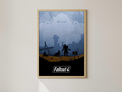 Fallout 4 Art Print, Post-Apocalyptic Wall Decor (Digital Download)