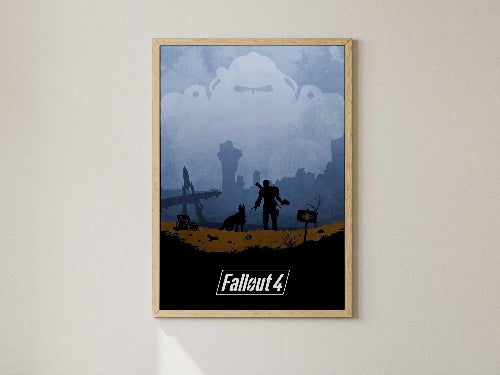 Fallout 4 Art Print, Post-Apocalyptic Wall Decor (Digital Download)