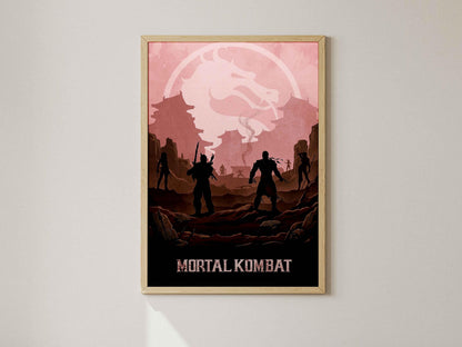 Fighting Game Decor, Video Game Poster, Gamer Boyfriend Gift