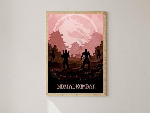 Fighting Game Decor, Video Game Poster, Gamer Boyfriend Gift
