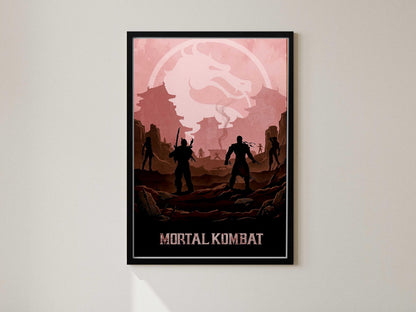 Fighting Game Decor, Video Game Poster, Gamer Boyfriend Gift