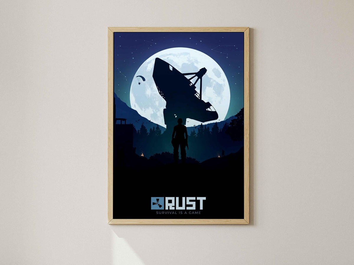 Gaming Decor, Survival Game Art, Gamer Boyfriend Gift
