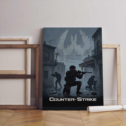 Counter-Strike Gamer Poster – Minimalist Art Print (Digital Download)