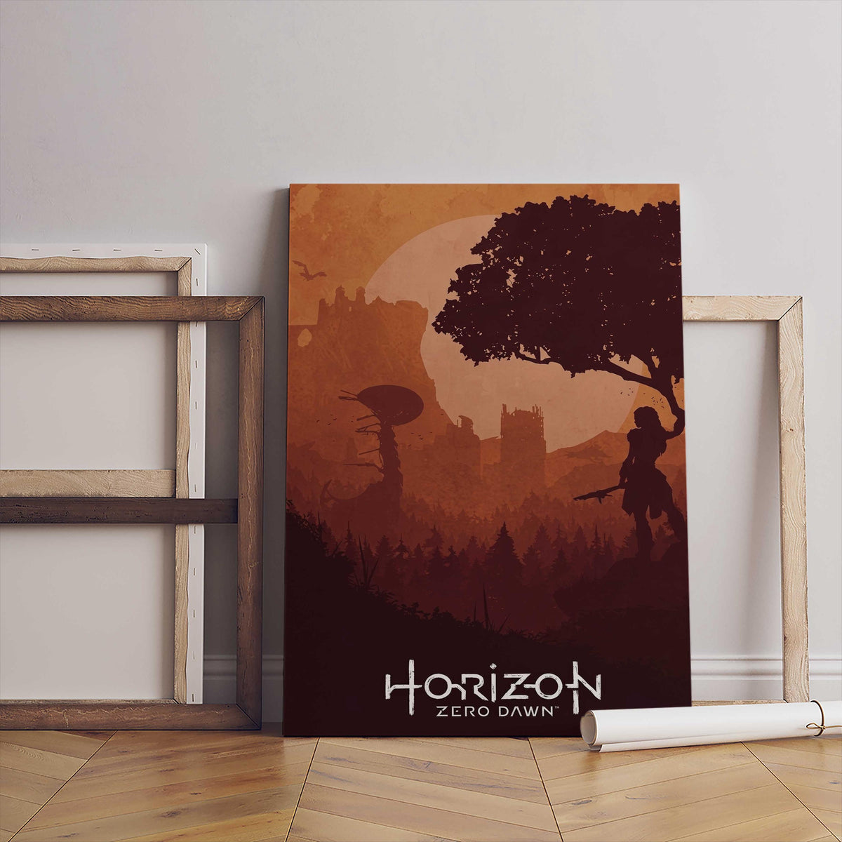 Horizon Zero Dawn Art Print – Minimalist Gamer Wall Decor (Digital Download)
