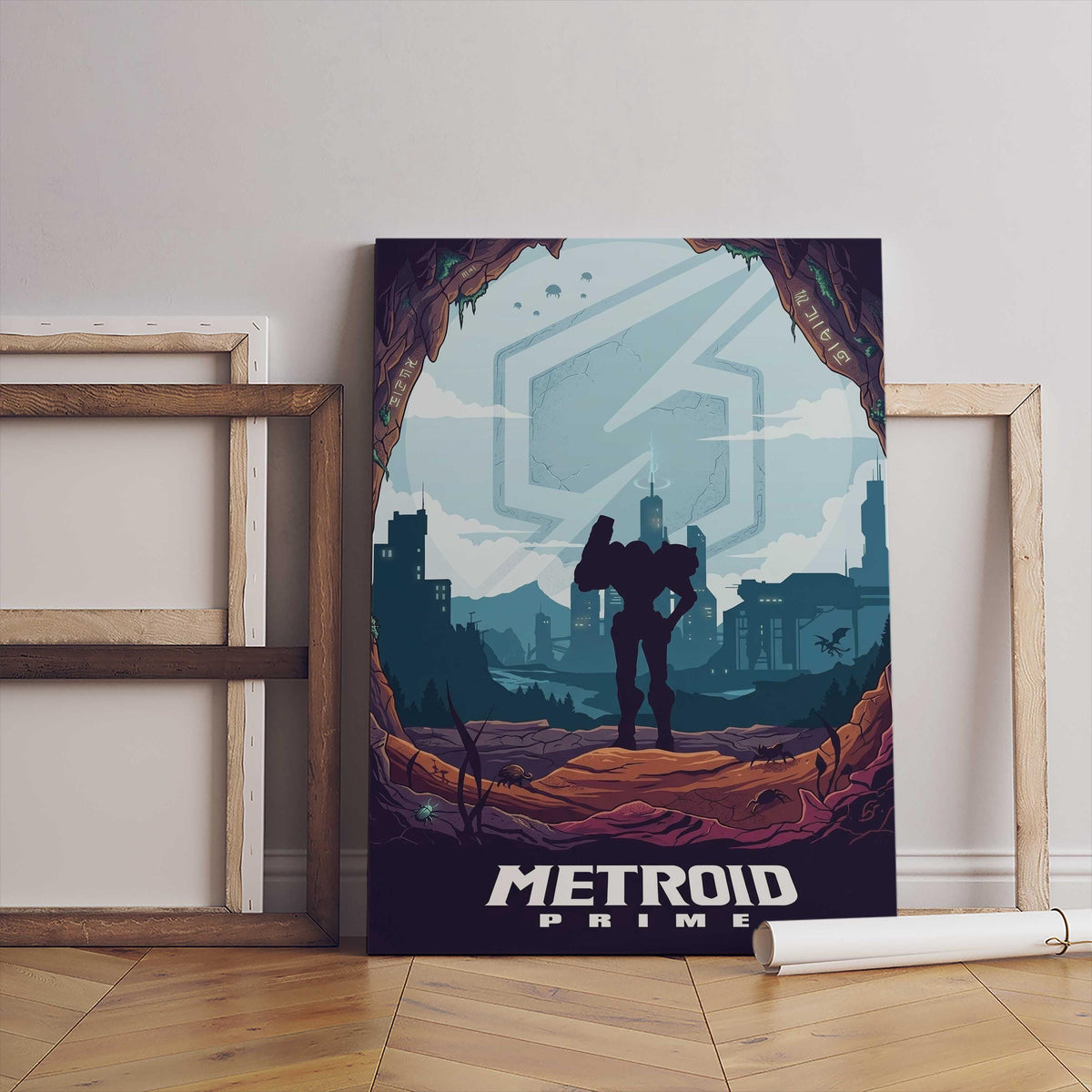 Metroid Prime Video Game Poster – AI Art Print, Gamer Wall Decor (Digital Download)
