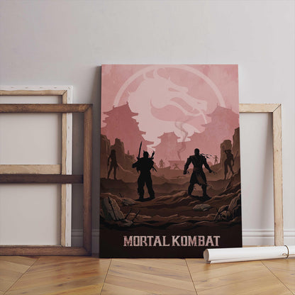 Mortal Combat Video Game Poster – AI Art Print, Gamer Wall Decor (Digital Download)