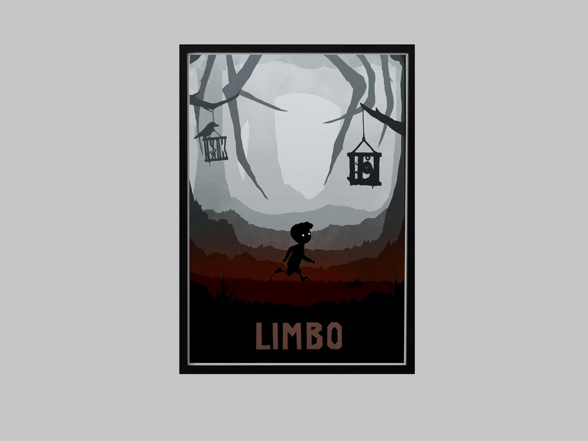 Limbo Minimalist Art Print – AI-Crafted Wall Decor A4 - A3 Poster