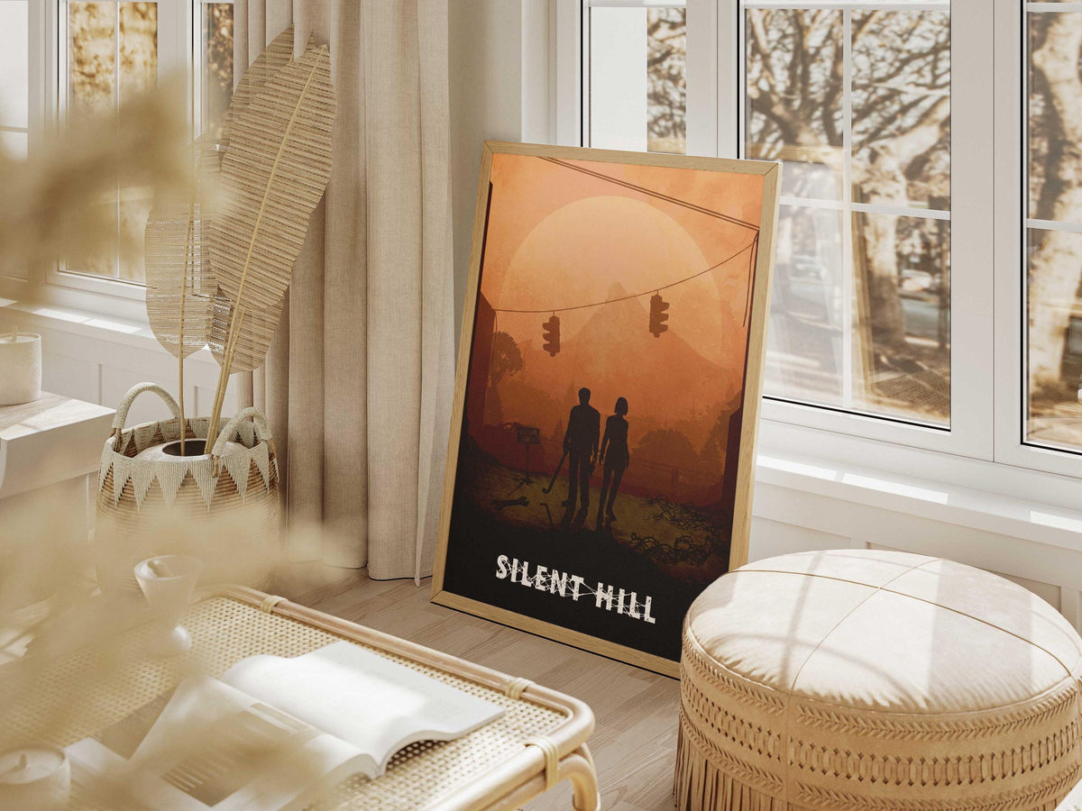 Silent Hill AI Art Poster – Gamer Wall Decor (A4/A3 Print)