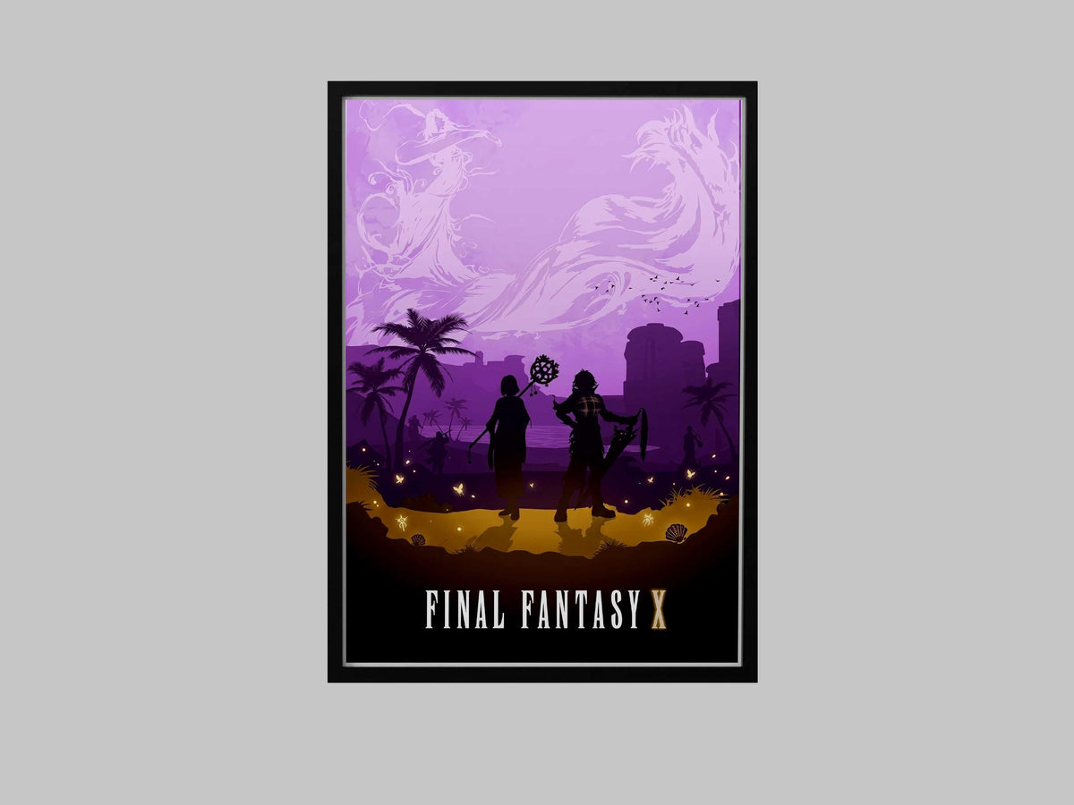 Final Fantasy X AI Art Poster – Gamer Wall Decor (A4/A3 Print)