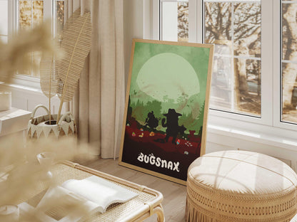 Bugsnax Video Game Poster – AI Art Print, Gamer Wall Decor (A4/A3)