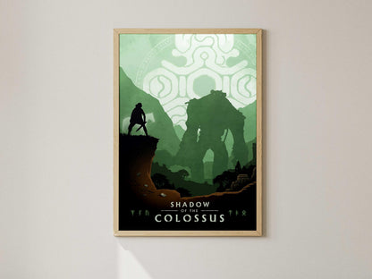 Shadow of the Colossus AI Art Print – Gamer Wall Decor (A4/A3)