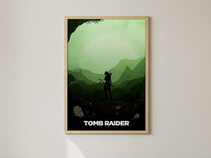 Tomb Raider AI Art Print – Gamer Wall Decor (A4/A3)