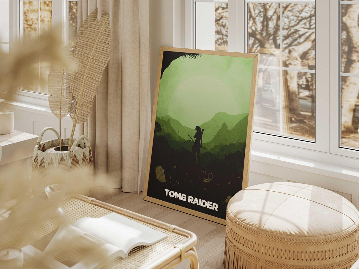 Tomb Raider AI Art Print – Gamer Wall Decor (A4/A3)