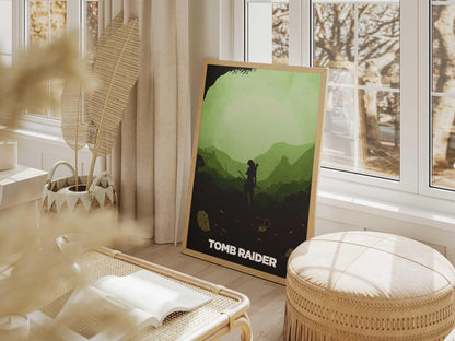 Tomb Raider AI Art Print – Gamer Wall Decor (A4/A3)