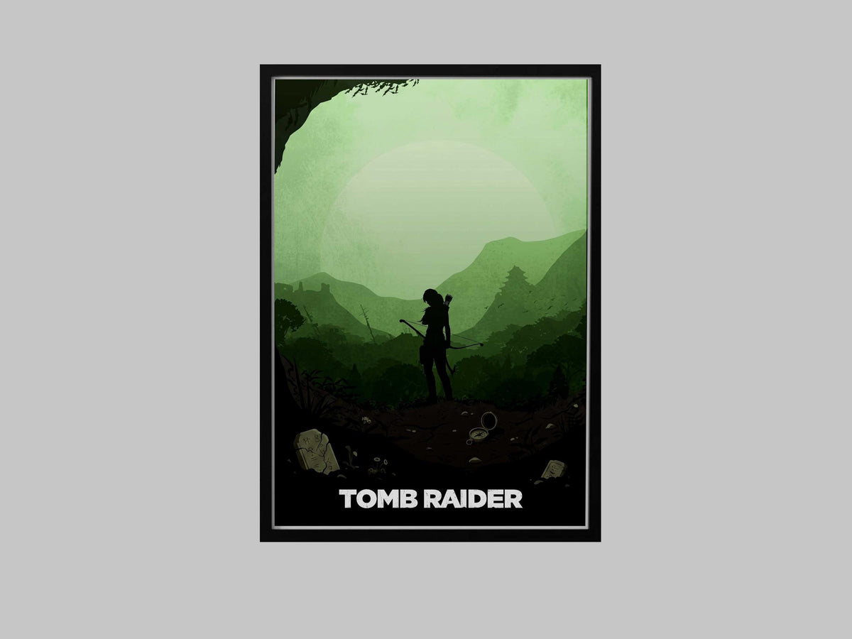 Tomb Raider AI Art Print – Gamer Wall Decor (A4/A3)