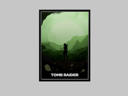 Tomb Raider AI Art Print – Gamer Wall Decor (A4/A3)