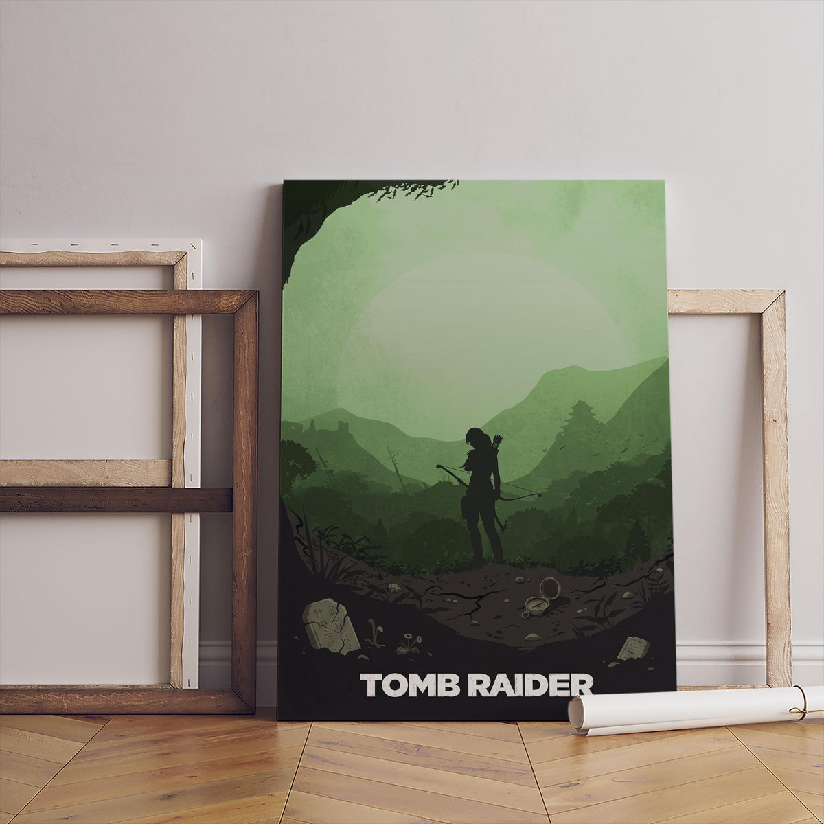 Tomb Raider  Video Game Poster – AI Art Print, Gamer Wall Decor (Digital Download)