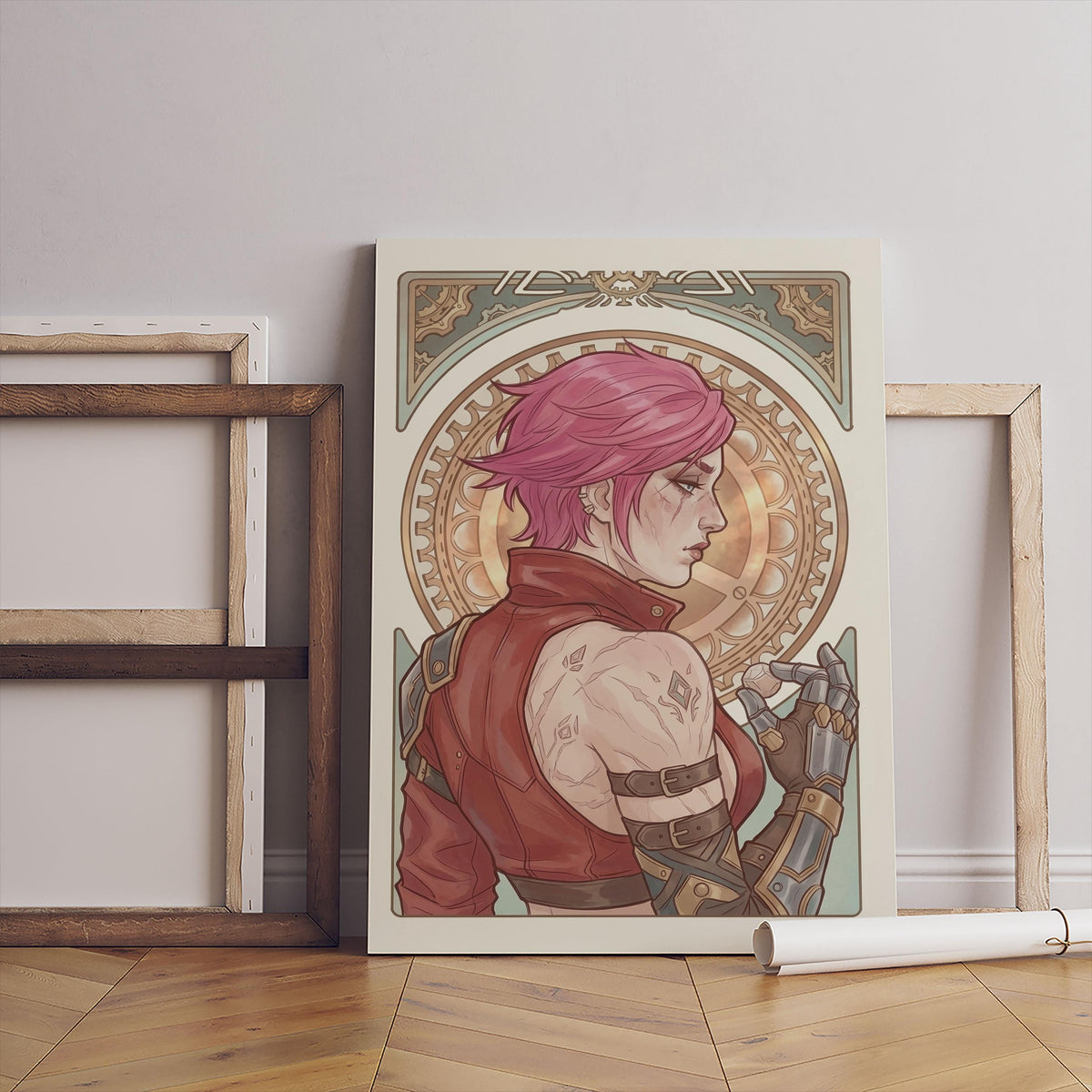 Arcane Vi Video Game Poster – AI Art Print, Gamer Wall Decor (Digital Download)