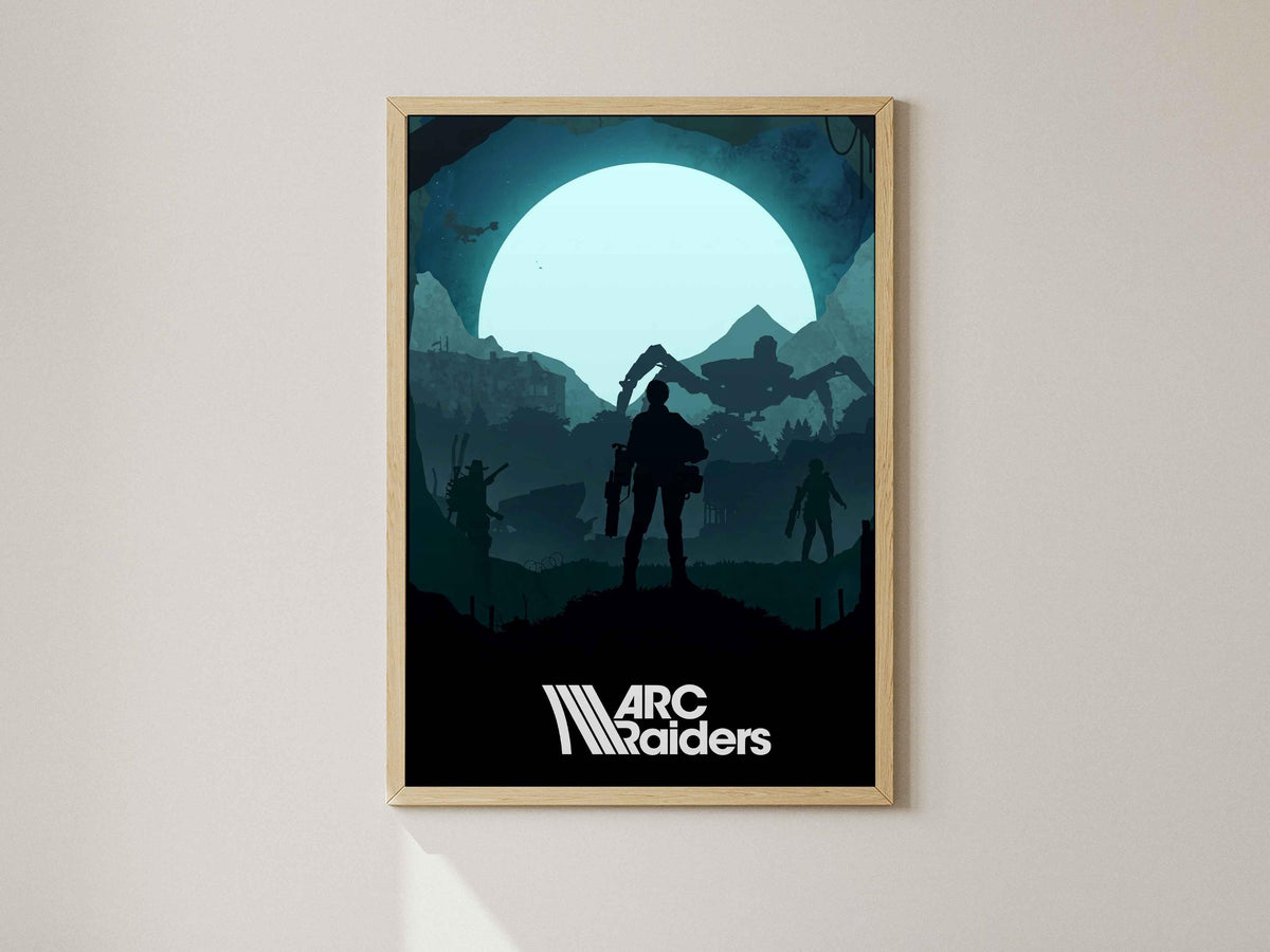ARC Raiders poster, Gaming wall art, Video game print