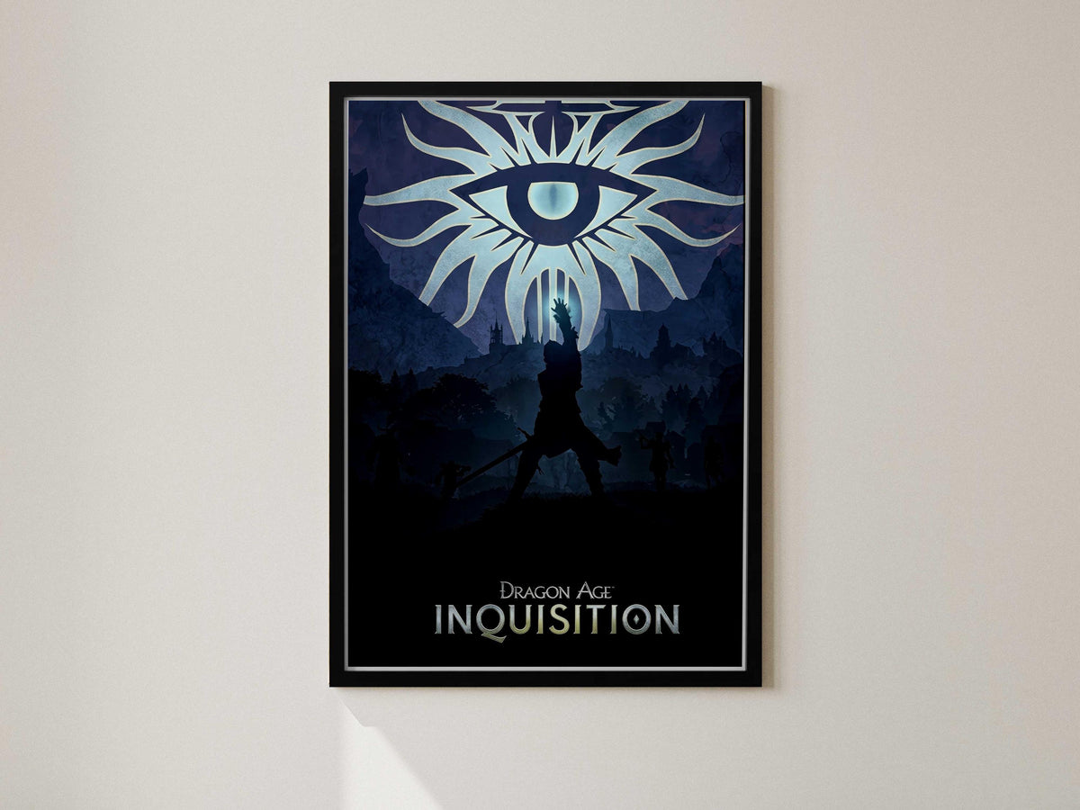 Dragon Age Inquisition Poster, Gaming Wall Art, RPG Wall Decor